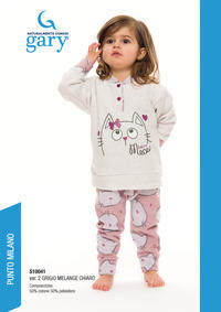 BABY GIRL'S S/L PAJAMAS S10041 Tellini S.r.l. Wholesale Clothing